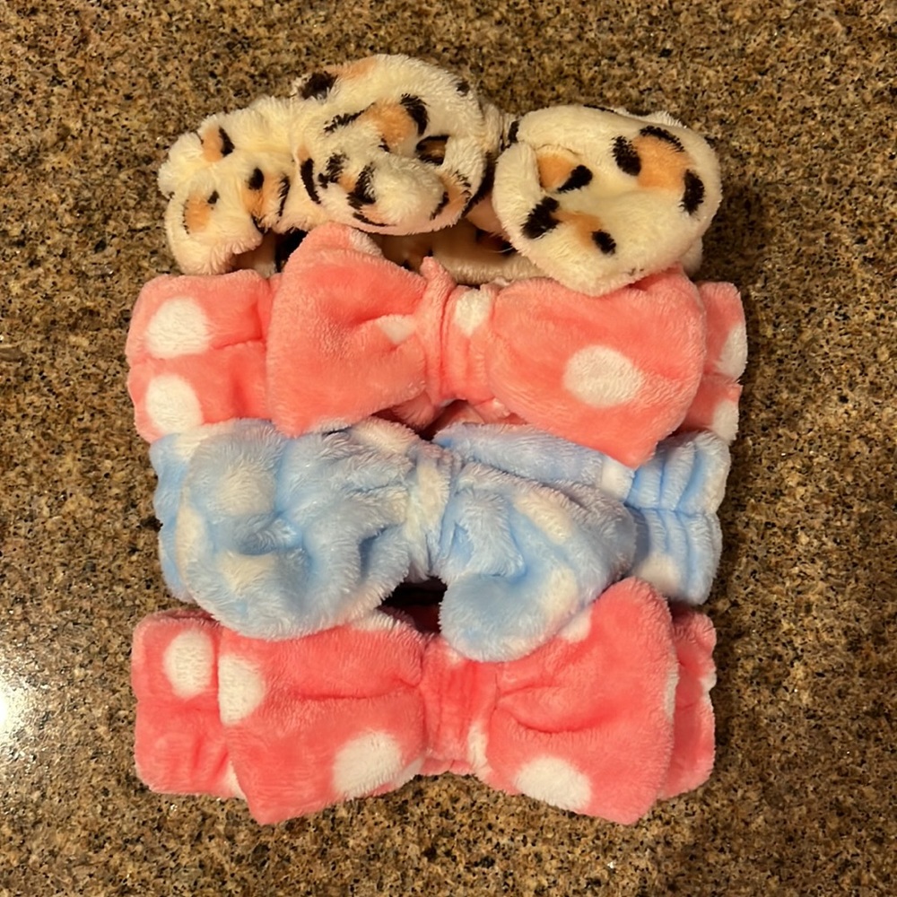 NWOT Spa Headbands - Bundle of Four